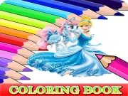 Coloring Book for Cinderella Online Puzzle Games on NaptechGames.com
