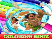 Coloring Book for Moana Online Puzzle Games on NaptechGames.com
