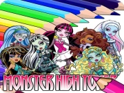 Coloring Book for Monster High Online Puzzle Games on NaptechGames.com
