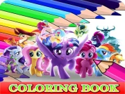 Coloring Book for My Little Pony Online Puzzle Games on NaptechGames.com