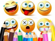 Coloring Book: Funny Emoji Online puzzle Games on NaptechGames.com