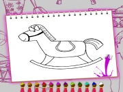 Coloring Book: Toy Shop Online Girls Games on NaptechGames.com