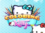 Coloring Kitty Online Art Games on NaptechGames.com