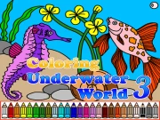 Coloring Underwater World 3 Online Art Games on NaptechGames.com