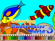 Coloring Underwater World 5 Online Art Games on NaptechGames.com