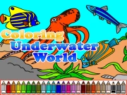 Coloring Underwater World Online Art Games on NaptechGames.com
