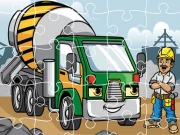 Construction Trucks Jigsaw Online Puzzle Games on NaptechGames.com
