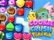 Cookie Crush Pokemon Online Puzzle Games on NaptechGames.com