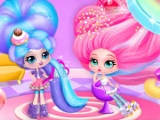 Cotton Candy Style Hair Salon Online Girls Games on NaptechGames.com