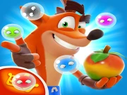Crash Bandicoot And Frog Super Shooter Bubbles Online Puzzle Games on NaptechGames.com