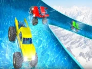 Crazy Monster Truck Water Slide Game Online Adventure Games on NaptechGames.com