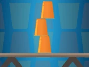 Cups Tower Builder Online Puzzle Games on NaptechGames.com