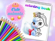 Cute Animals Coloring Book Online Girls Games on NaptechGames.com
