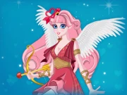 Cute Cupid is preparing for Valentine's Day Online Girls Games on NaptechGames.com
