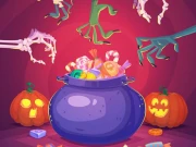Cute Halloween Monsters Memory Online Puzzle Games on NaptechGames.com