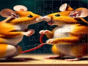 Cute Hamsters Picture piece Online puzzles Games on NaptechGames.com