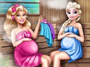 Cute Mommies Pregnant Sauna Online Dress-up Games on NaptechGames.com