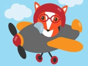 Cute Planes Coloring Online Puzzle Games on NaptechGames.com