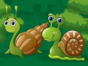 Cute Snails Jigsaw Online Puzzle Games on NaptechGames.com