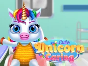 Cutie Unicorn Care Online Girls Games on NaptechGames.com