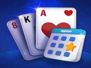 Daily Solitaire Blue Online Cards Games on NaptechGames.com