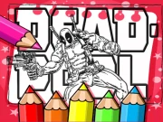 Deadpool Coloring Book Online Puzzle Games on NaptechGames.com