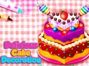 Delicious Cake Decoration Online Girls Games on NaptechGames.com