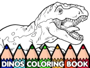 Dinos Coloring Book Online Girls Games on NaptechGames.com