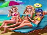 Doll Beach Bronze Prep Online Dress-up Games on NaptechGames.com