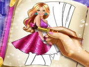 Doll Coloring Book Online Dress-up Games on NaptechGames.com