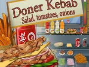 Doner Kebab : Salad Tomatoes Onions Online Cooking Games on NaptechGames.com