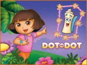 Dora Dot to Dot Online Girls Games on NaptechGames.com