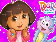 Dora the Explorer 4 Coloring Book Online Puzzle Games on NaptechGames.com
