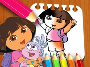 Dora the Explorer the Coloring Book Online Puzzle Games on NaptechGames.com