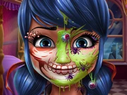 Dotted Girl Halloween Makeup Online Dress-up Games on NaptechGames.com