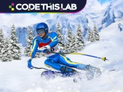 Downhill Ski Online Sports Games on NaptechGames.com