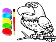 Eagle Coloring Book Online Art Games on NaptechGames.com