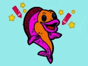 Easy To Paint GoldFish Online Hypercasual Games on NaptechGames.com