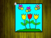 Easy to Paint Spring Time Online Art Games on NaptechGames.com