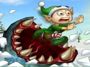Effing Worms Xmas Online Casual Games on NaptechGames.com