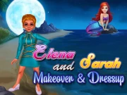 Elena and Sarah Makeover and Dressup Online Girls Games on NaptechGames.com
