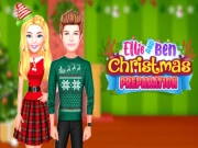 Ellie And Ben Christmas Preparation Online junior Games on NaptechGames.com