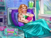 Ellie Twins Birth Online Dress-up Games on NaptechGames.com