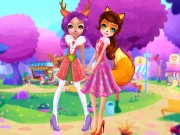Enchanting Animal Spirits Online Girls Games on NaptechGames.com