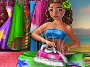 Exotic Girl Washing Clothes Online Dress-up Games on NaptechGames.com