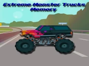 Extreme Monster Trucks Memory Online Puzzle Games on NaptechGames.com