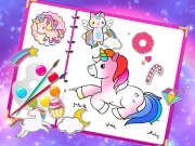 Fabulous Cute Unicorn Coloring Book Online Girls Games on NaptechGames.com