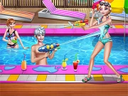 Family Pool Time Online Dress-up Games on NaptechGames.com
