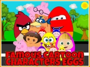Famous Cartoon Characters Eggs Online Puzzle Games on NaptechGames.com