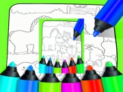 Farm Animals Coloring For Kids Online junior Games on NaptechGames.com